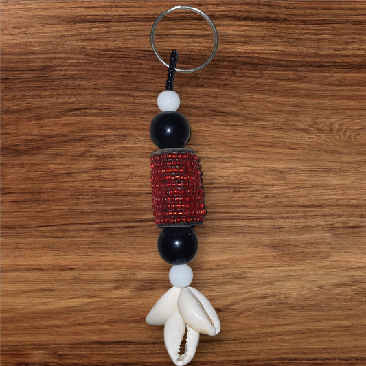 PORTE CLEF EN PERLES