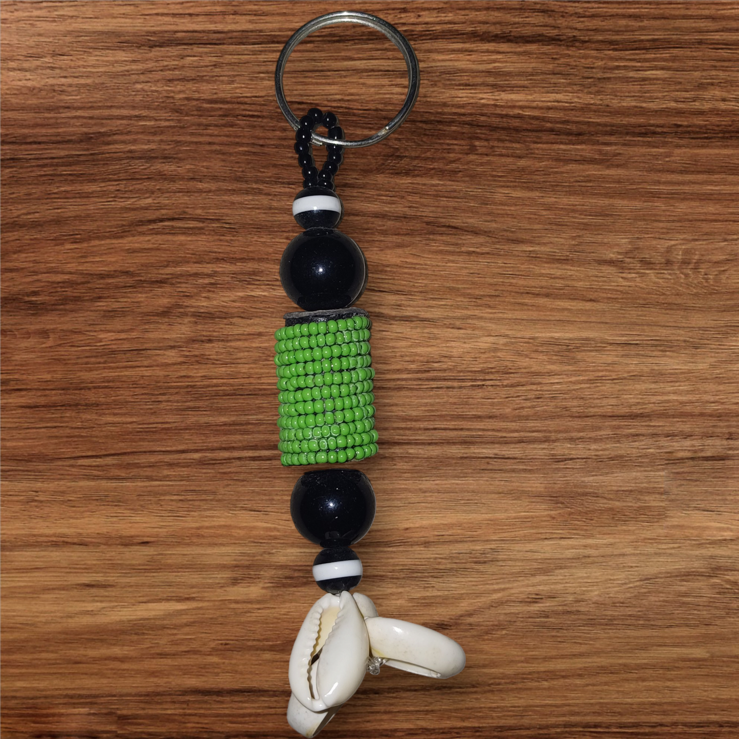 PORTE CLEF EN PERLES