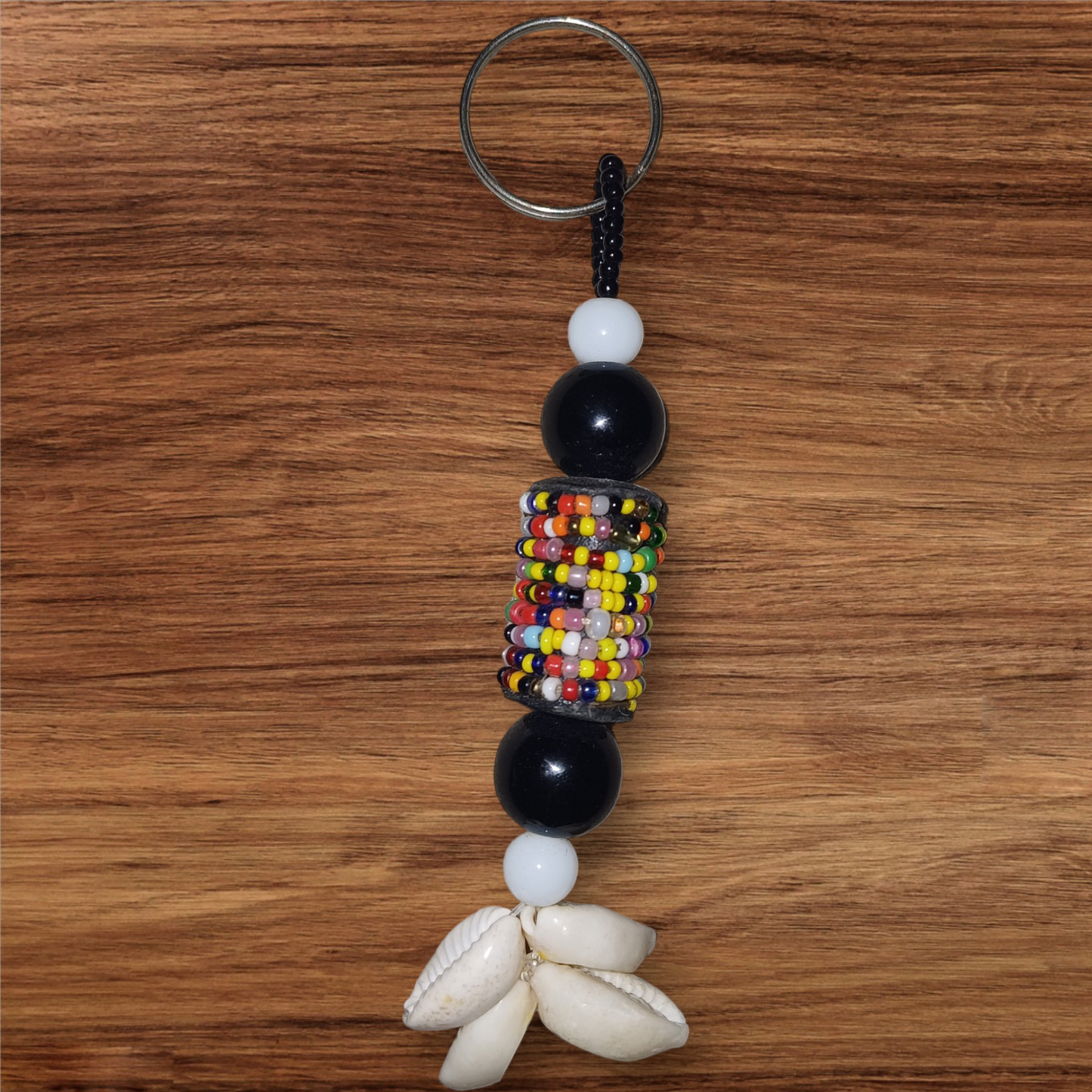 PORTE CLEF EN PERLES