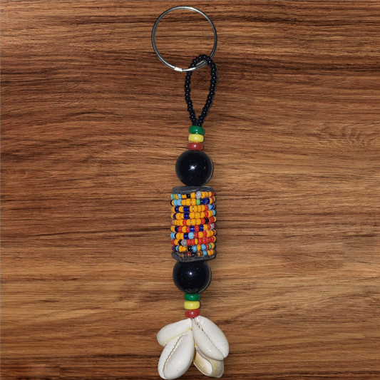 PORTE CLEF EN PERLES