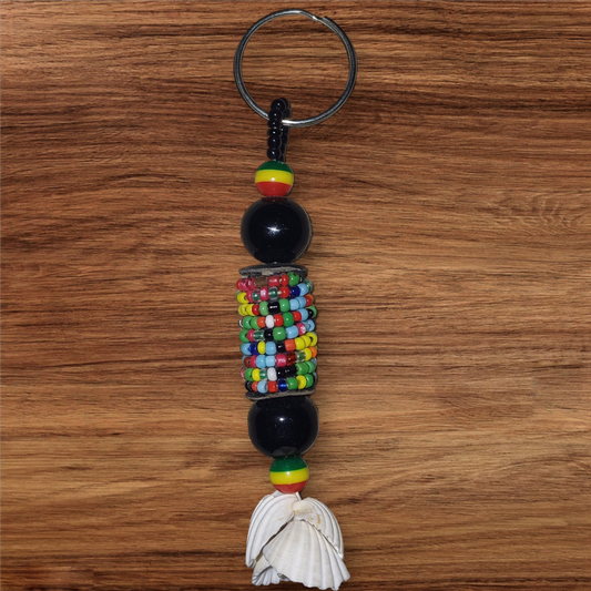 PORTE CLEF EN PERLES