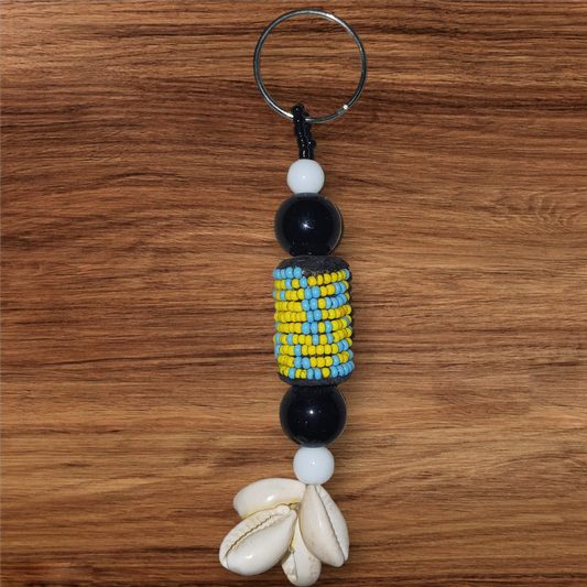 PORTE CLEF EN PERLES