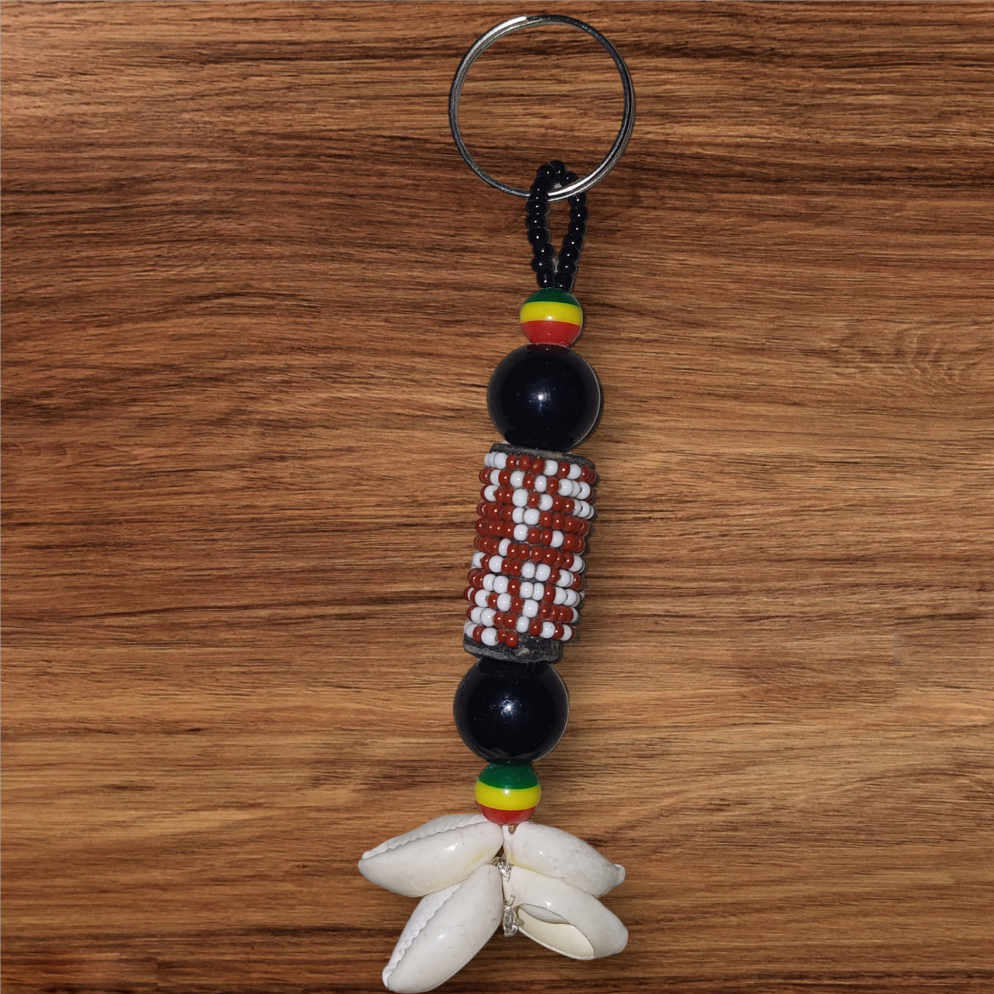 PORTE CLEF EN PERLES